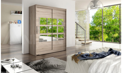 Szafa przesuwna z lustrem Westa VII 150 cm | Ankon24.pl